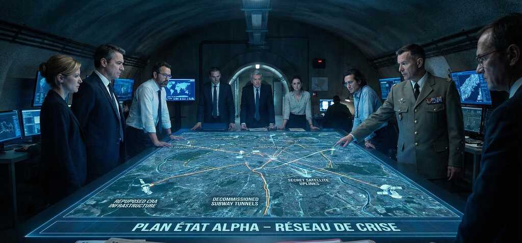 Telecom  résiliant. en cas de crise  géopolitique  permettant au système telecom de continuer à fonctionner