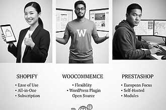 le prestataire choisir un e-commerce shopping bisatel