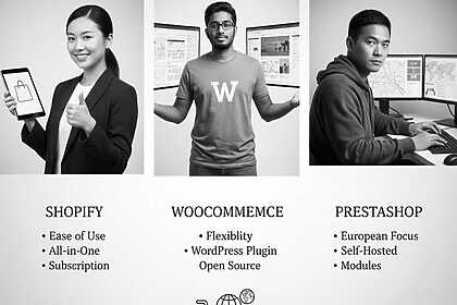 le prestataire choisir un e-commerce shopping bisatel